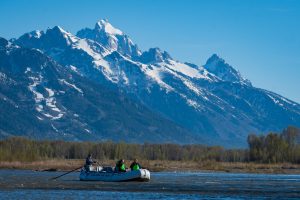 private boat grand teton float trip on the snake river