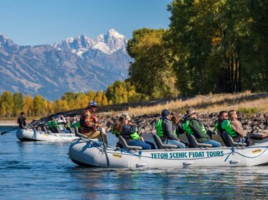 two rafts on the snake river